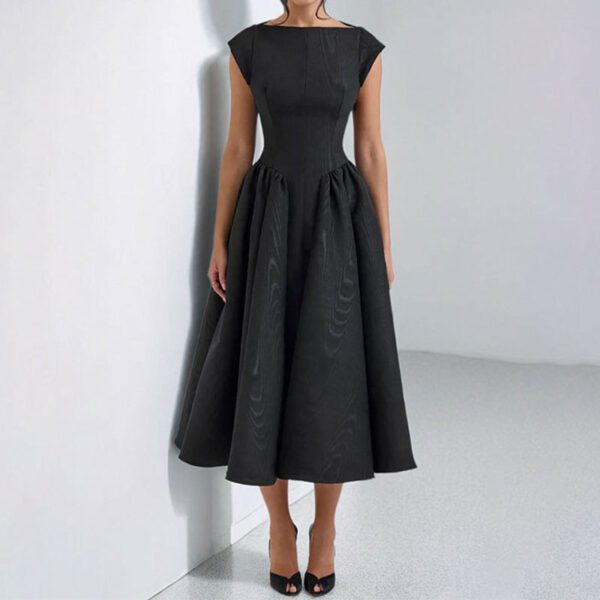 European And American Foreign Trade Women's Clothing, Women's Summer Dresses, French-Style Light Luxury Niche Mid-Length Dresses