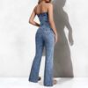 cd2f21d3-7456-4a06-8f3e-cb8d39c70f7e.jpg Denim Strapless Jumpsuit European And American Style Vintage Stretchy