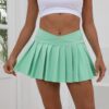 2025 Cross-Border European And American Outdoor Leisure Nude Breathable Short Skirt Running Sports Yoga Fitness Dance Badminton Pants