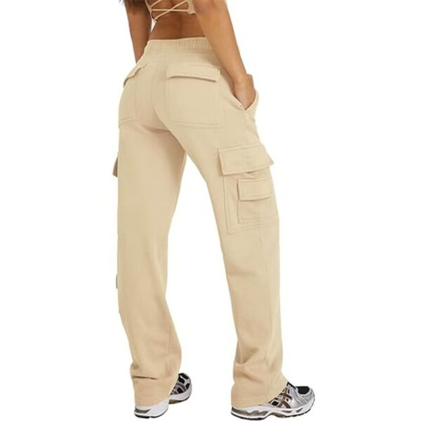 Cross Border Europe And The United States Amazon Autumn And Winter New Multi Pocket Y2K Overalls Casual Loose Sports Fitness Wide Leg Pants