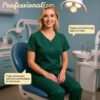 d05babd5-8e64-40c9-8acc-5aae8fad2333.jpg New Solid-color Straight-leg Work Uniform Pants With Zipper For Doctors And Nurses Surgical Scrubs