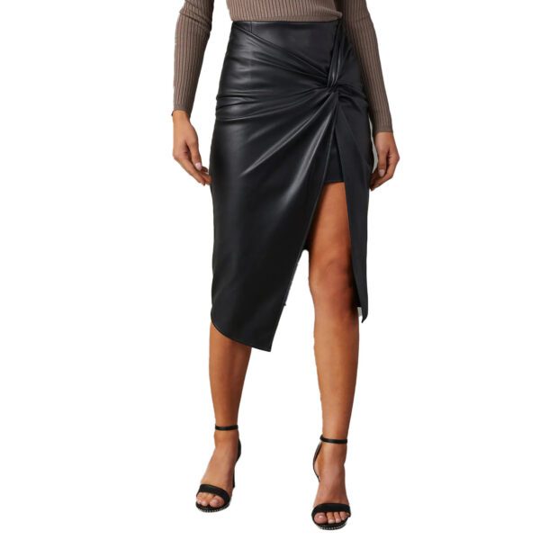 d2c59153-7ca8-4f15-9a5c-390a6aa74365.jpg Women's Split Mid-length Hot Girl Leather Hip Skirt