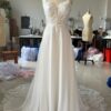 Strap Fishtail Wedding Dress Bridal Slim Satin Lace Dress
