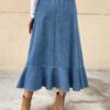 Ladies Fashion Casual Denim Skirt Women