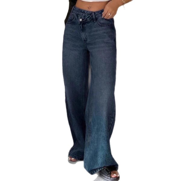 dd760f9d-f391-4521-8392-4c38722e5f6f.jpg Retro Washed Distressed Asymmetrical Jeans