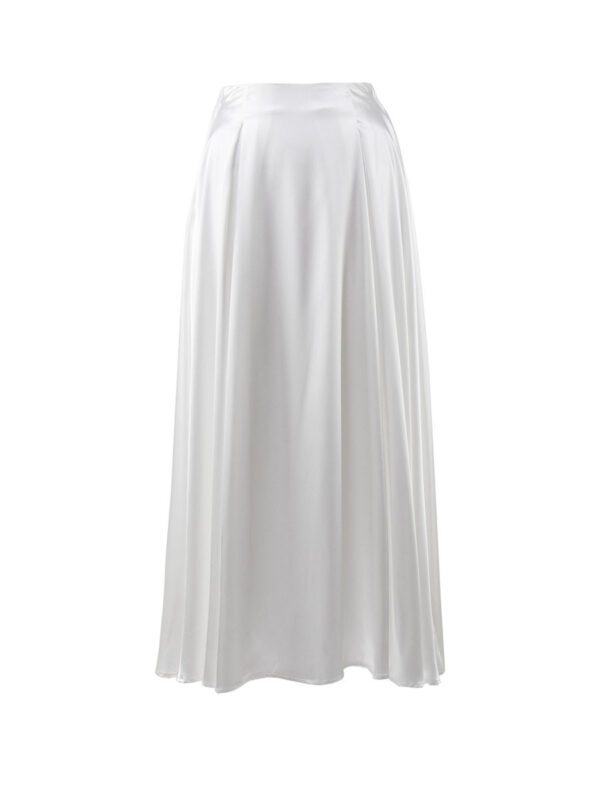 def7df01-00ad-4917-a94d-6392cca36c8e.jpg Women's Fashion Graceful Satin Satin Long Skirt