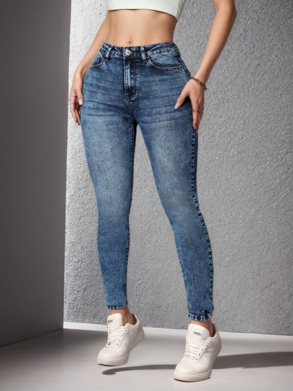 dfabf3ff-5127-411f-ae2d-0c63b71b4b0e.jpg Stretchy Slim-fit Skinny Jeans High-waisted With Tummy-control Design