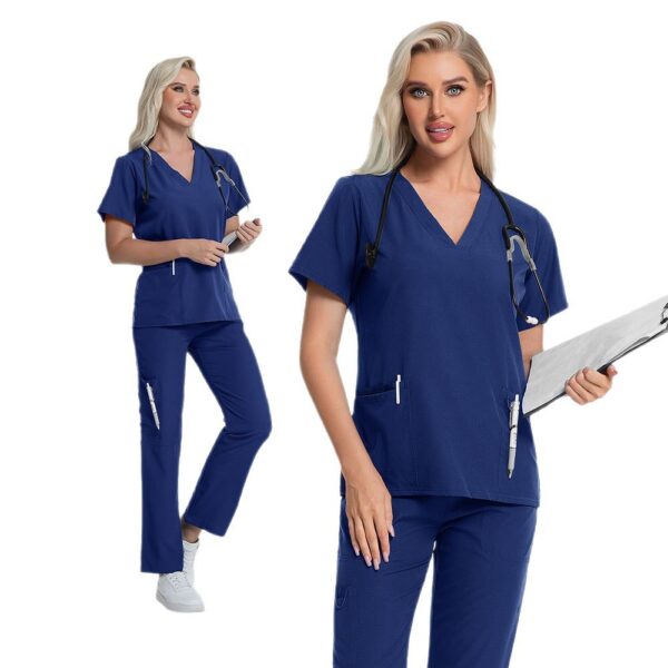 e127b695-5e05-40c9-8890-eee12144869b.jpg Operating Room Nurses Scrub Uniforms Female Doctors Short Sleeves