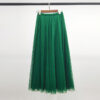 Pleated Skirt Tulle Skirt All-match Princess Style Sweet