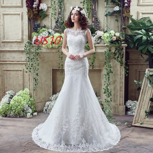 e2c1ef63-e4e1-4686-b58c-6d6c98c4effd.jpg Bride Trailing Wedding Dress sexy Lace Mermaid Wedding DressW