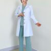 White Coat Fashionable Women's Long Sleeves