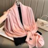 e361ef19-a6ce-466c-b5ce-d20c497f781e.jpg Korean-style Springautumn New Solid-color Summer Sun-protection Beach Scarf Womens Silk Scarf