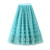 e4d32acb-ef3d-4366-adf1-661b8a857922.jpg Cake Skirt Women's White Gauze Skirt Pleated Skirt