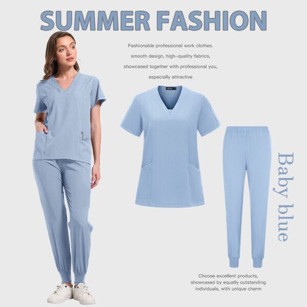 ea193b75-0851-4a8b-982f-420bd3d9a64d.jpg Doctor And Nurse Work Uniform Jogger Pants Set