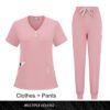 eaaea6e0-8dc0-4352-8f84-6d5b258b7e4b.jpg Stylish Casual Scrub Set For Women Long- Or Short-sleeve Doctor And Nurse Uniform