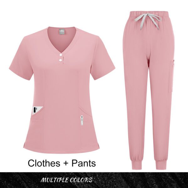 eaaea6e0-8dc0-4352-8f84-6d5b258b7e4b.jpg Stylish Casual Scrub Set For Women Long- Or Short-sleeve Doctor And Nurse Uniform