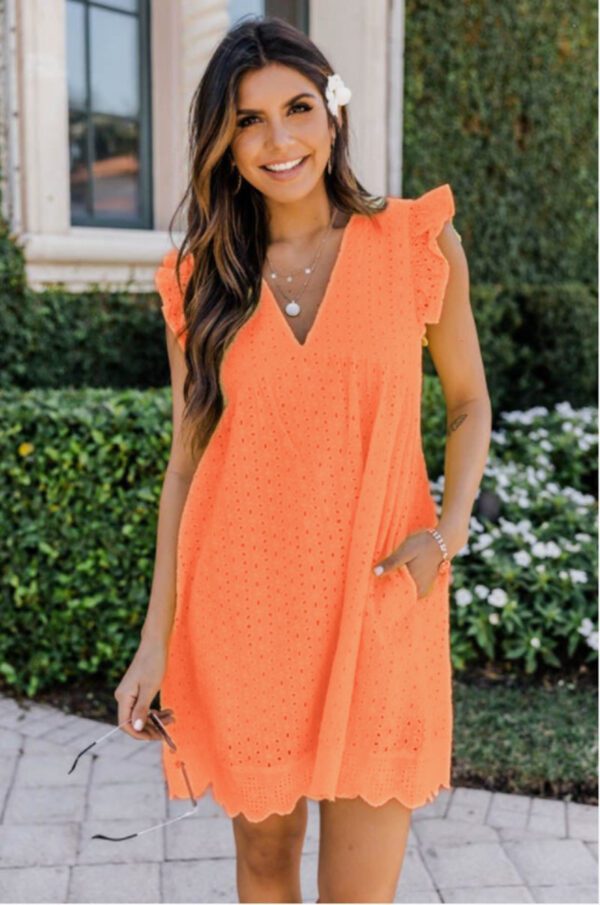 eaf1b6ec-f2d2-4ea9-929a-376f87ed8374.jpg Lace Dresses With Pocket Summer Sleeveless Jacquard Cutout V-Neck Beach Dress