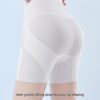 High-waist Tummy Control Pants For Women, Summer Ice Silk Thin Style, Seamless Shaping Underwear With Herringbone Design, Anti-exposure, Butt-lifting, Body-sculpting Leggings