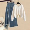 ee1d67d7-99f7-426c-b86d-18ae4f5fa5ba.jpg Spring Retro High Waist Women Irregular Denim Skirts