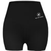 Women's Summer Leggings For Wearing Out, Shark Pants, High-Waist Hip-Lifting Trendy Yoga Shorts, Ultra-Thin Breathable Base Safety Shorts-black