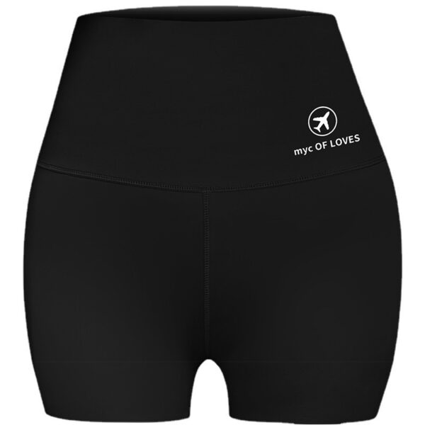 Women's Summer Leggings For Wearing Out, Shark Pants, High-Waist Hip-Lifting Trendy Yoga Shorts, Ultra-Thin Breathable Base Safety Shorts-black