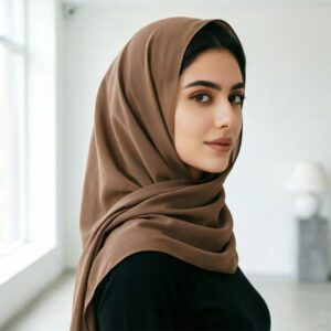 eebb55a6-4962-4461-8b09-c4d57efd3a17.jpg Pearl Chiffon Hooded Long Scarf Lightweight And Skin-friendly