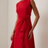 2026 Summer Women's New European And American Sleeveless Solid Color Fashion Versatile Temperament Round Neck Dress