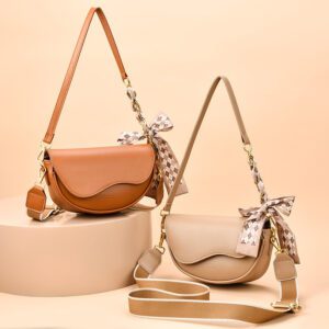 f0924fe0-8dca-49cf-b7ac-f710036957d1.jpg Special Interest Light Luxury Fall Winter Fashion Underarm Saddle Bag