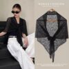 Summer Sun-Protective Knitted Scarf Cheongsam Shawl