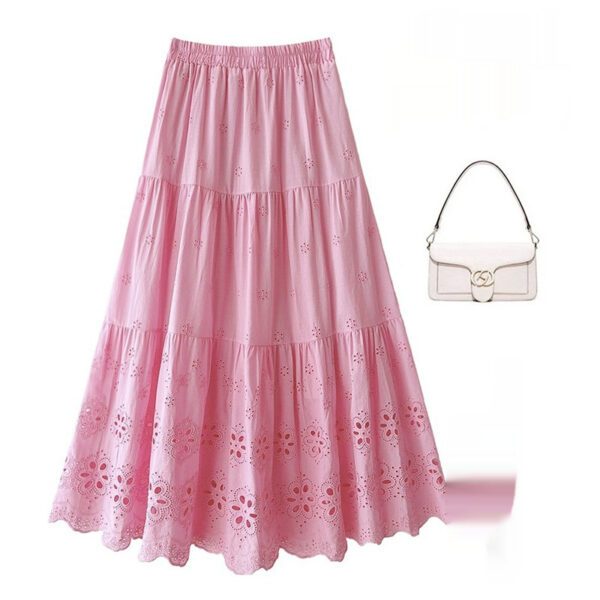 f7d9a4b7-e30c-474d-8545-3cc63ea79e83_fine.jpeg White Mid-length Skirt For Women