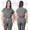 fa9e8ba6-4e24-4ebf-912e-74248a5e249e.jpg Sleeveless Casual Scrubs Set For Female Doctors
