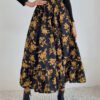 Women's Casual Leopard Print Simple Slim Skirt