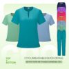 fd3e8d7b-6ed8-41a3-9e80-b3a5d242d78f.jpg V-neck Two-piece Medical Work Uniform