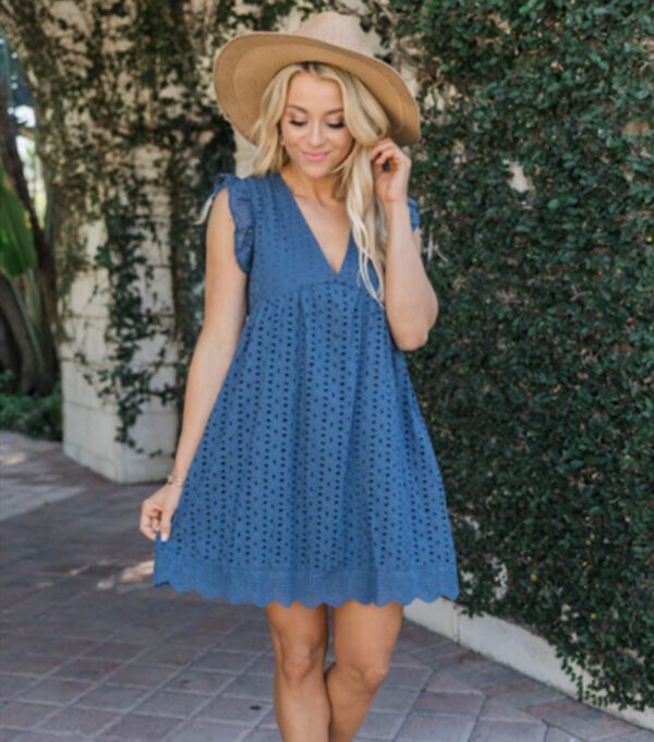 fdd86abc-ceb4-49df-b9f6-e9337a357e42.jpg Lace Dresses With Pocket Summer Sleeveless Jacquard Cutout V-Neck Beach Dress