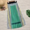 fe1f58cc-9873-47a9-b5ba-5df7484df748.jpg New Women's Skirts Stitching Pleated Skirt Bohemian Plaid A-line Skirt